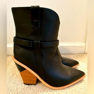 Mid-Calf Boots Pointed